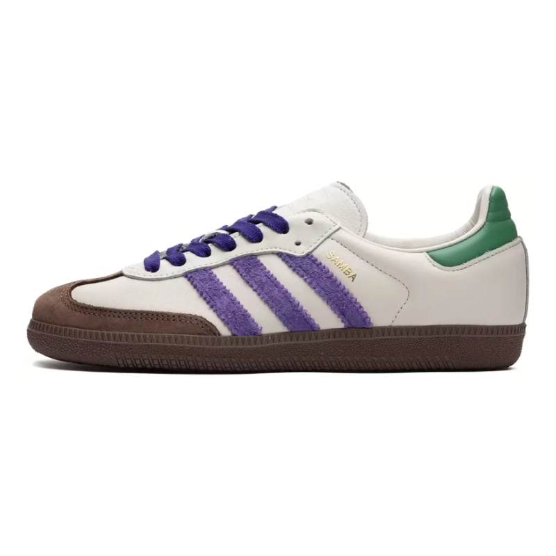 Adidas Samba OG – Off White Core Purple Green Brown - Image 2