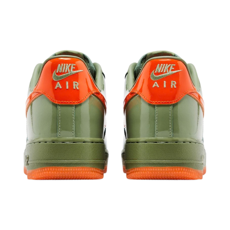 Nike air force 1 low premium oil green safety orange - Image 5