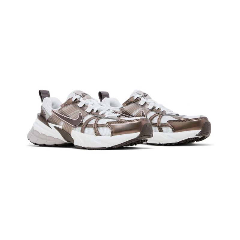 Nike V2K Run Mink Brown White - Image 4