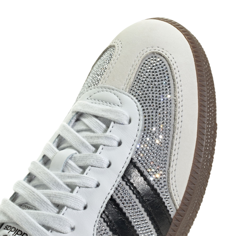 Adidas Samba OG Crystal white/Core white/Silver Metallic - Image 4