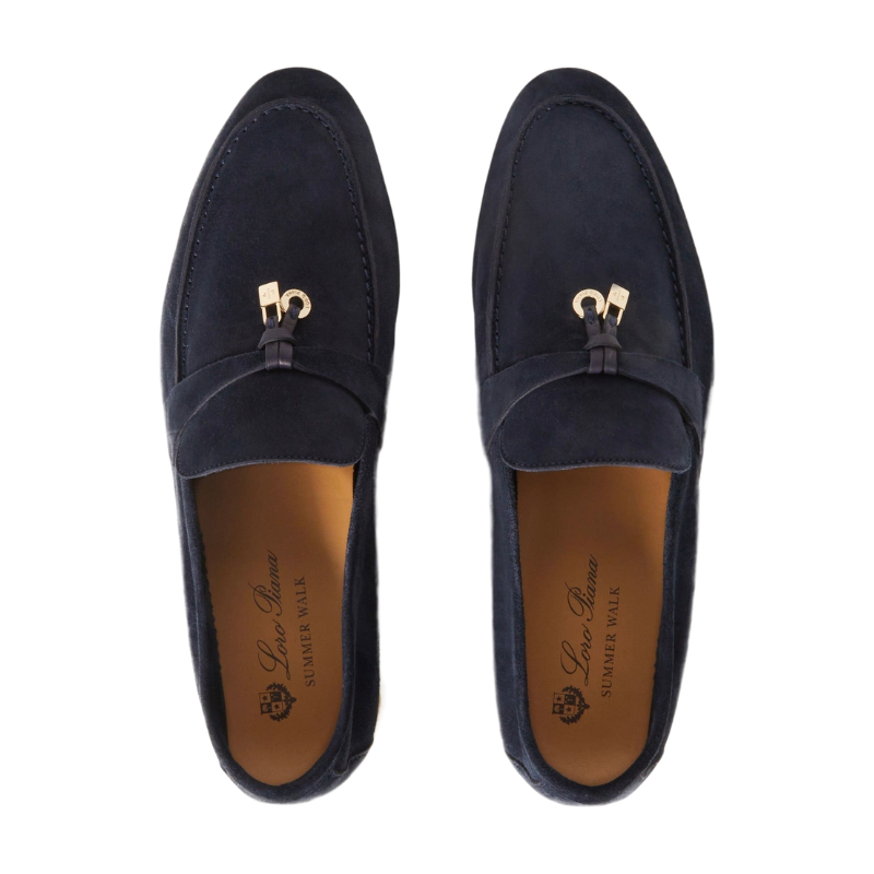 Loro Piana Summer Charms Walk Loafer 'Argo Blue Melange (W948)' - Image 4