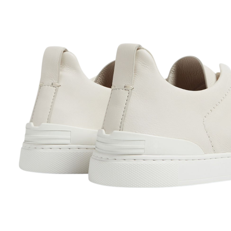 Zegna White Triple Stitch™ SECONDSKIN Sneakers - Image 3