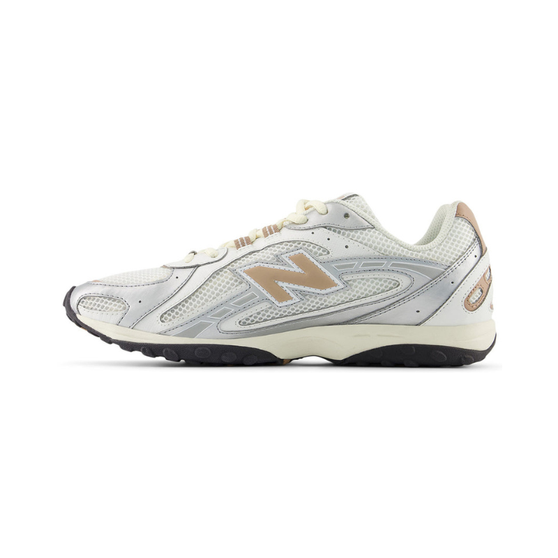 New Balance 204L in the silver metallic and flat taupe colorway - Image 2
