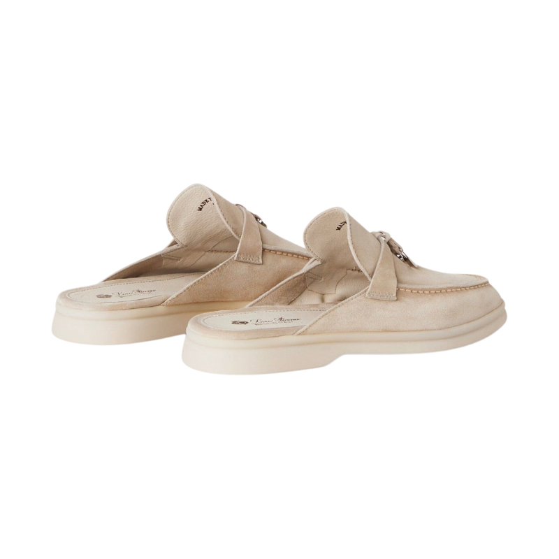 Loro piana Babouche Charms Walk Loafer 'Linen' - Image 5