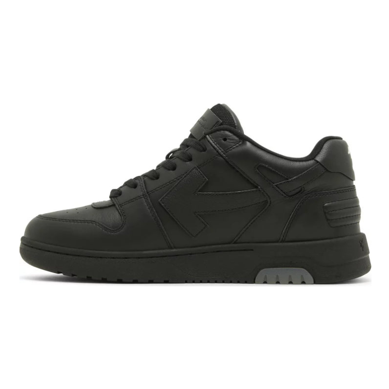 OFF-WHITE Out Of Office OOO For Walking Low Tops – Black White - Image 2