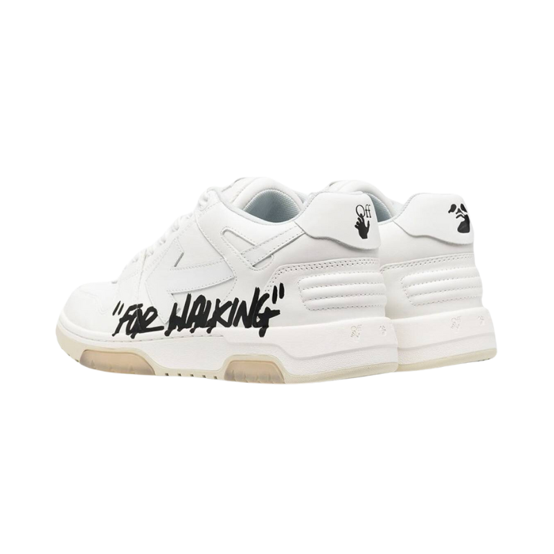 OFF-WHITE Out Of Office OOO low Tops for Walking for – White Black - Image 3