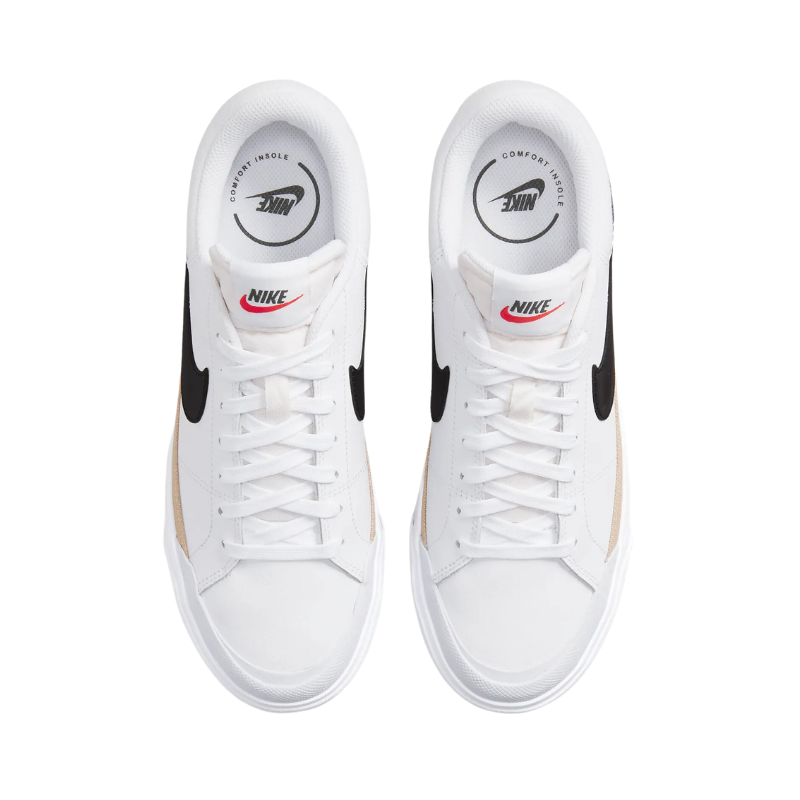 Nike Court Legacy Lift – White Black - Image 7