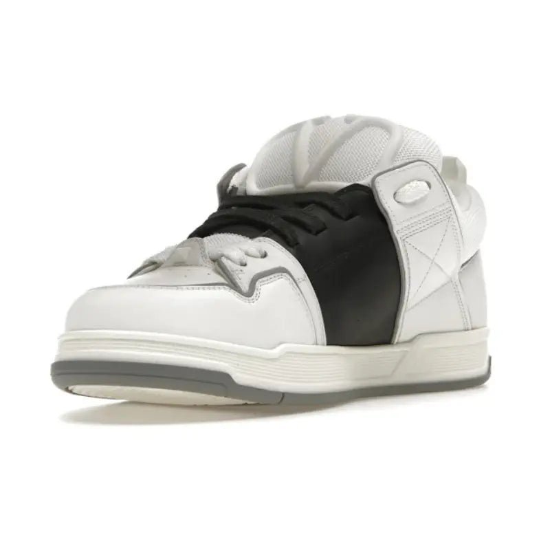 Valentino Garavani Open Skate Calfskin/Fabric – White Black Grey - Image 4