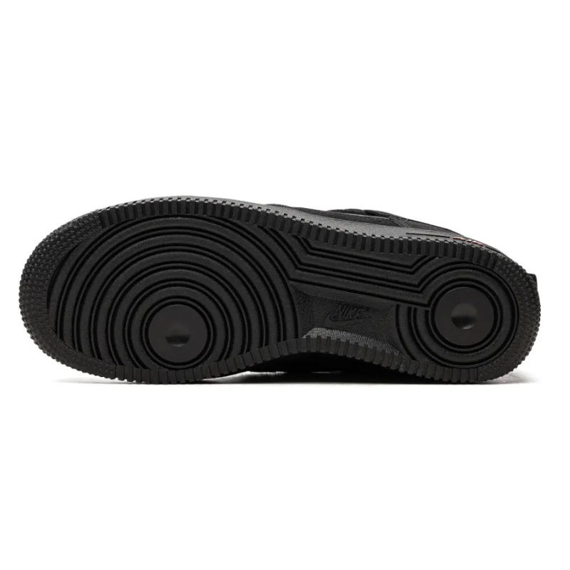 Nike Air Force 1 Low Multi-Swoosh Black Crimson - Image 5
