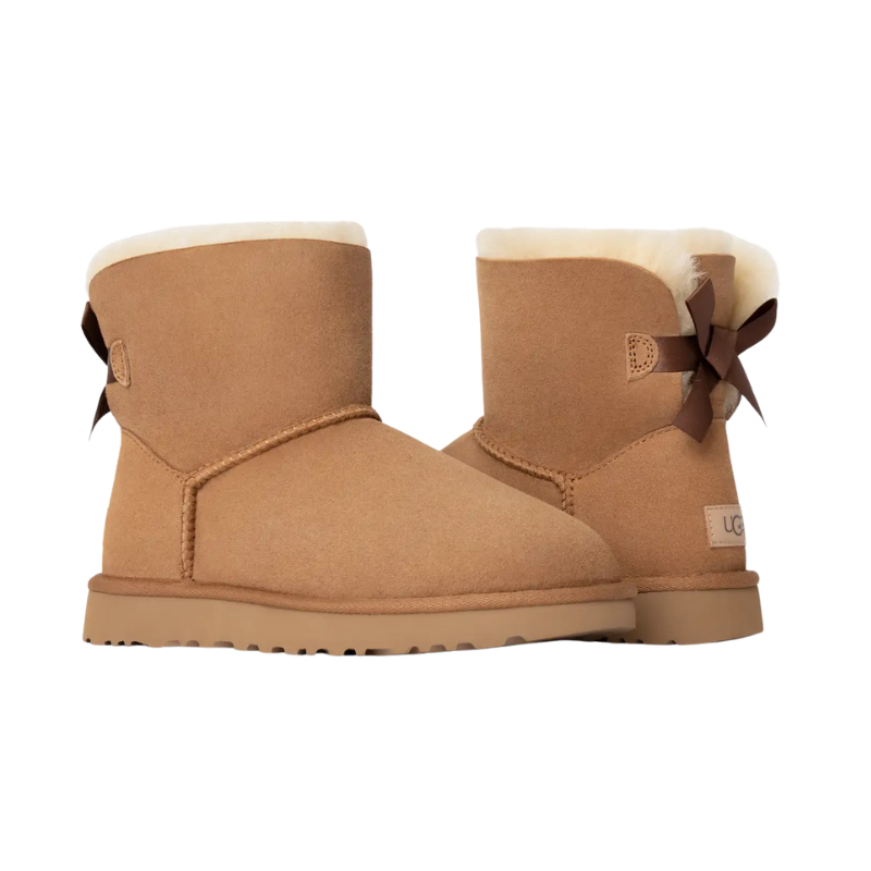 UGG Mini Bailey Bow II – Chestnut - Image 3