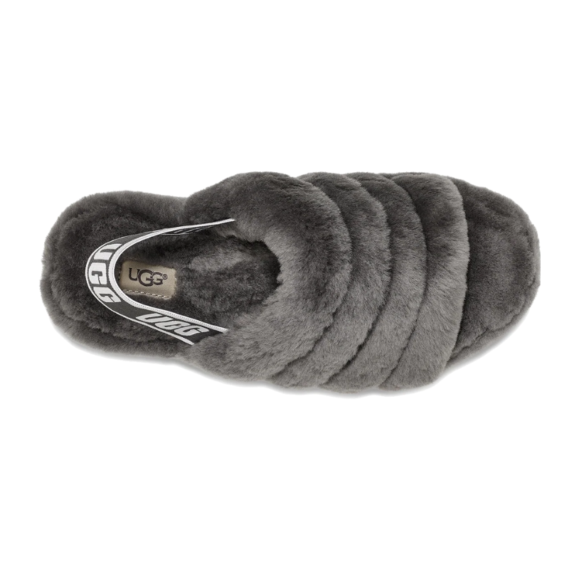 UGG Fluff Yeah Slide – Charcoal - Image 5