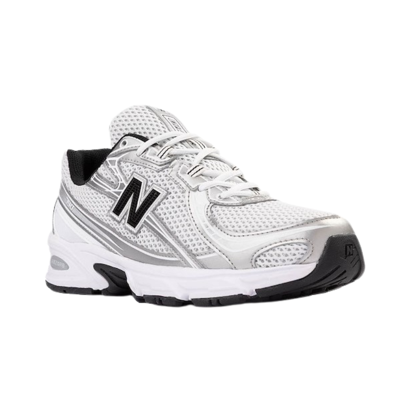 New Balance 740 Athletic Shoe - White / Black / Silver - Image 2