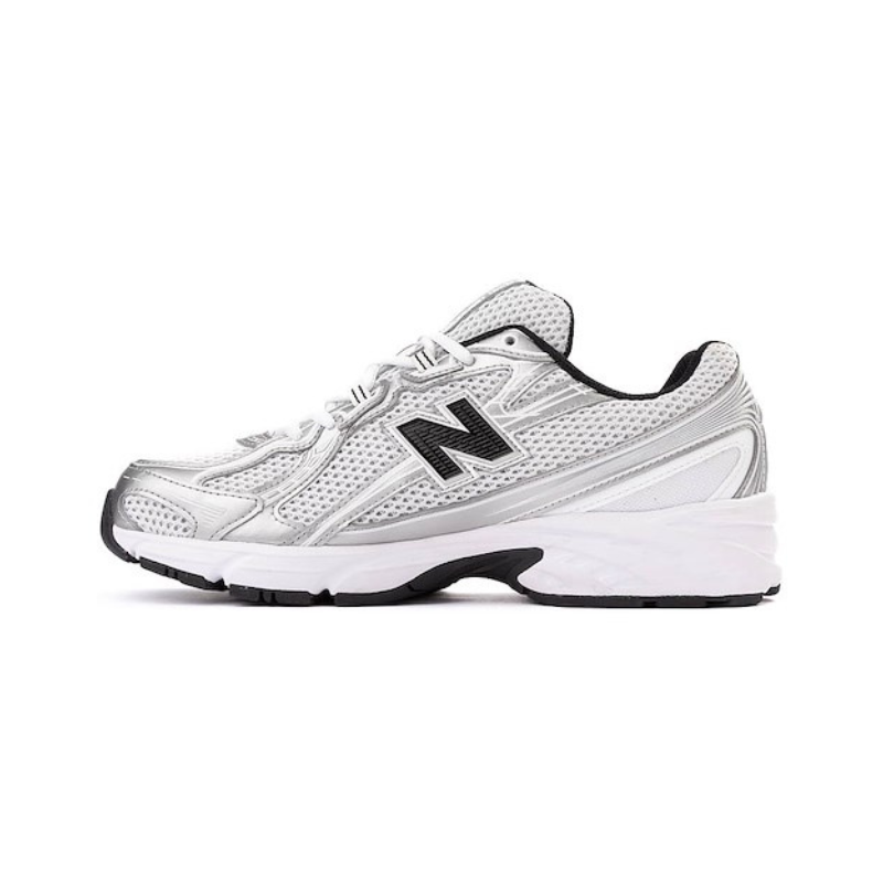 New Balance 740 Athletic Shoe - White / Black / Silver - Image 3