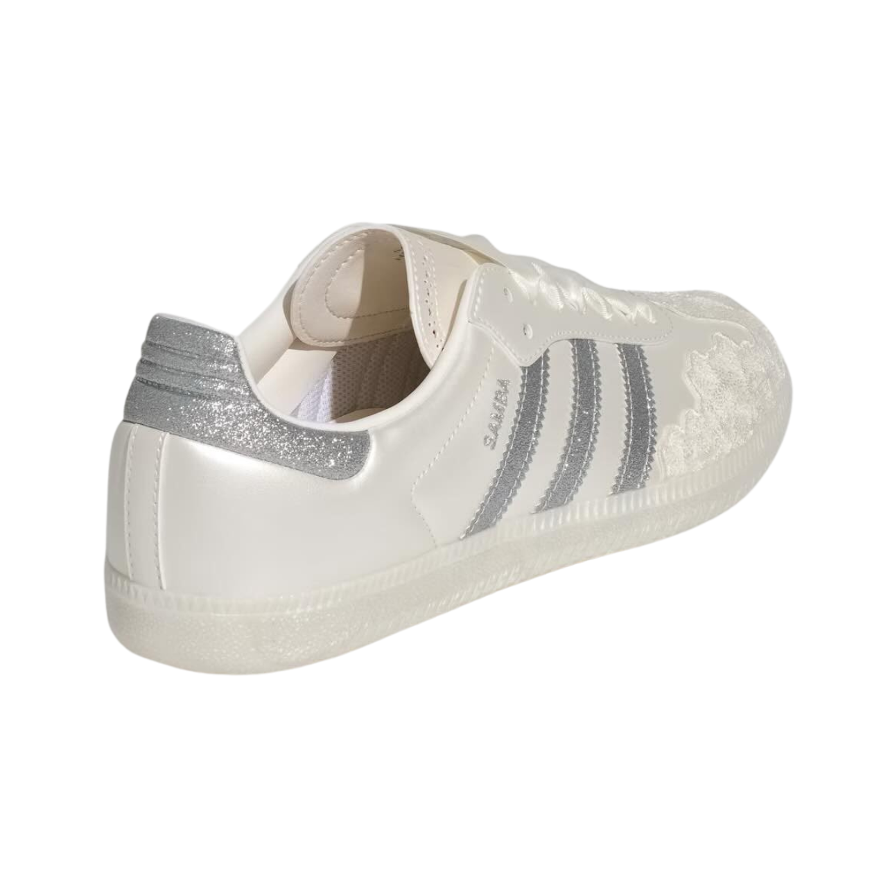 Adidas samba og chalk white silver metallic sneakers - Image 2