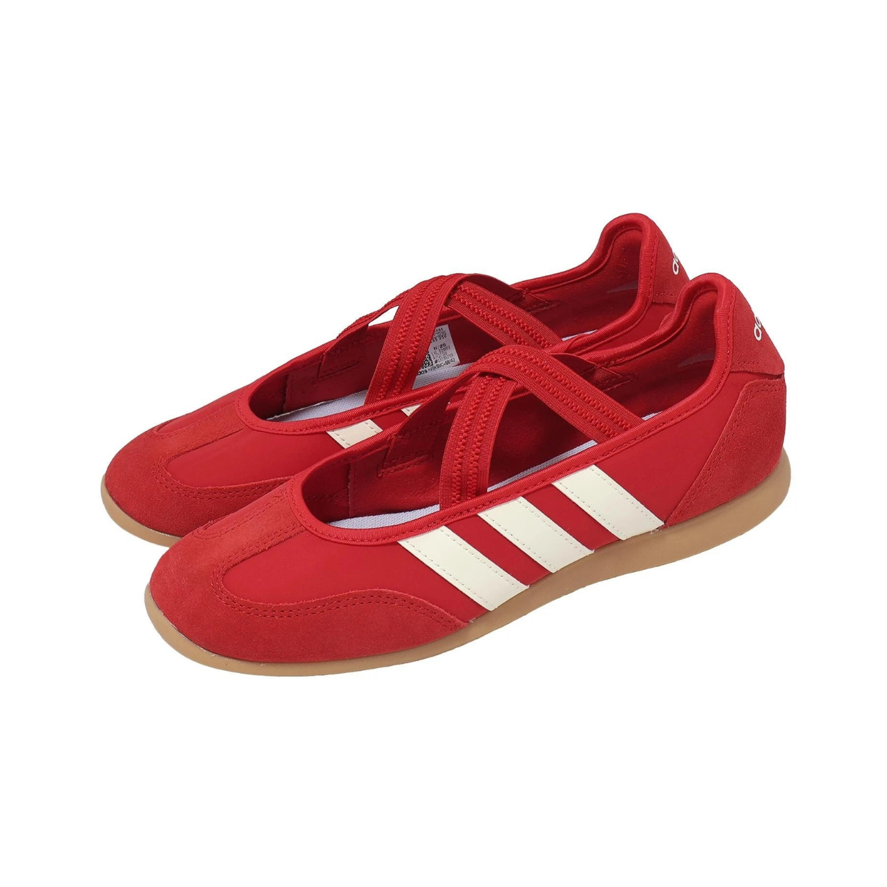 Adidas Barreda Mary Jane Better Scarlet Off White ballet falts - Image 3