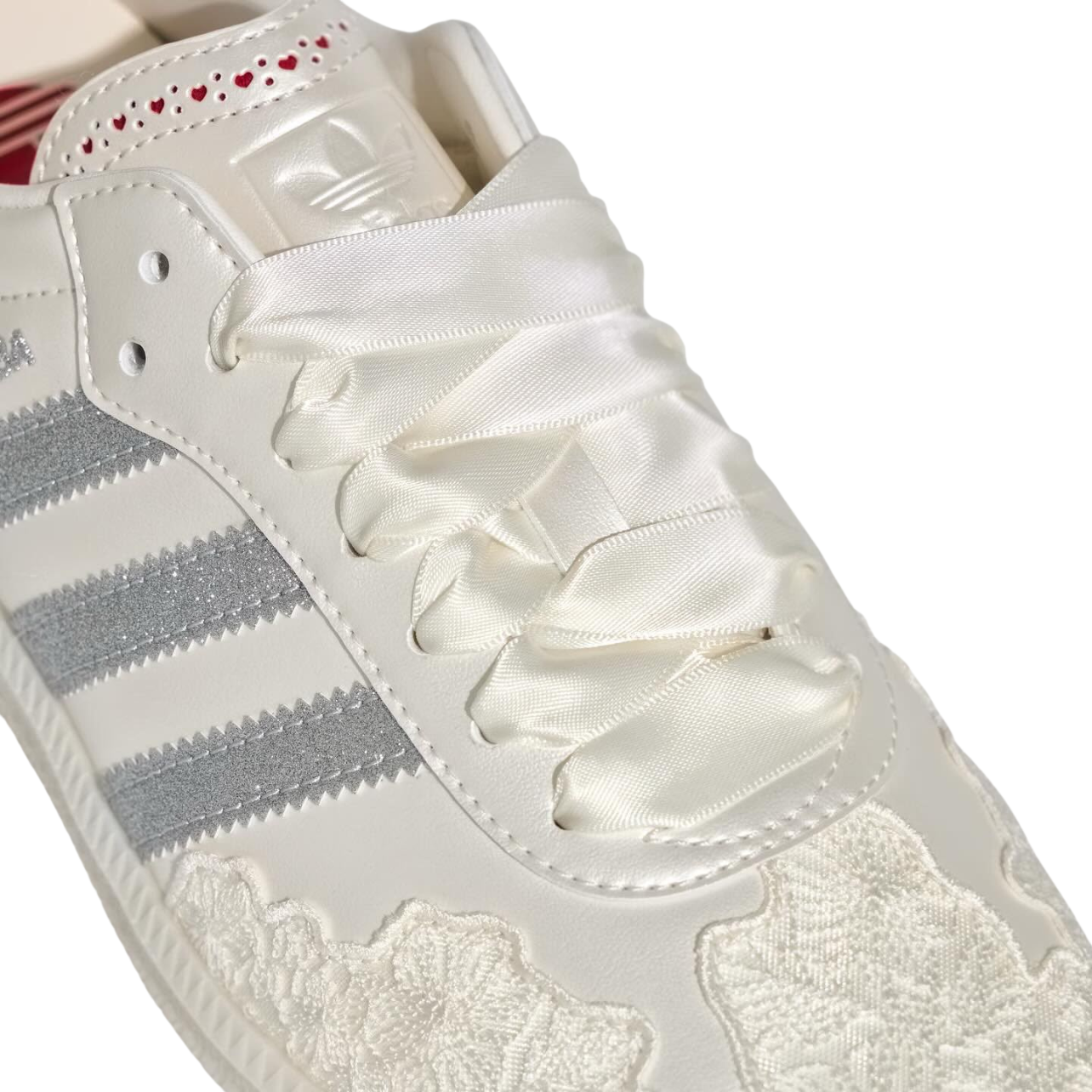 Adidas samba og chalk white silver metallic sneakers - Image 6