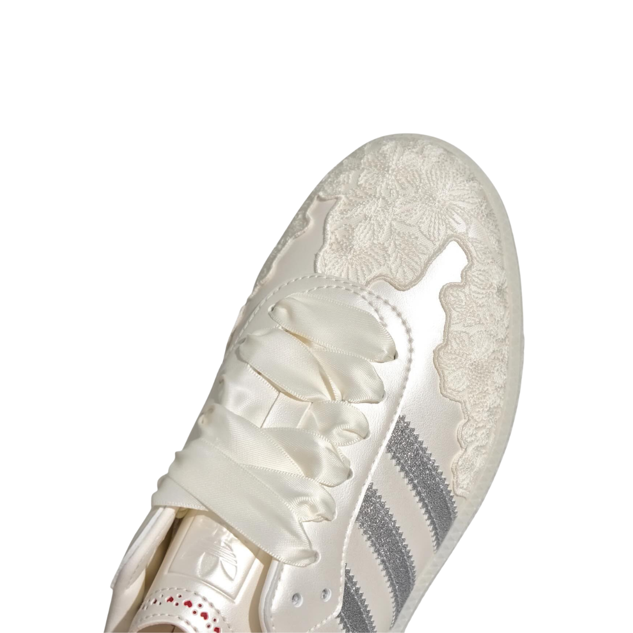 Adidas samba og chalk white silver metallic sneakers - Image 7